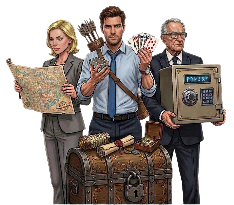 Участники квеста PokerRun