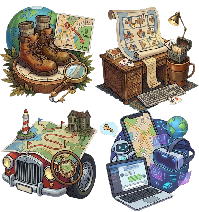 Виды корпоративных квестов